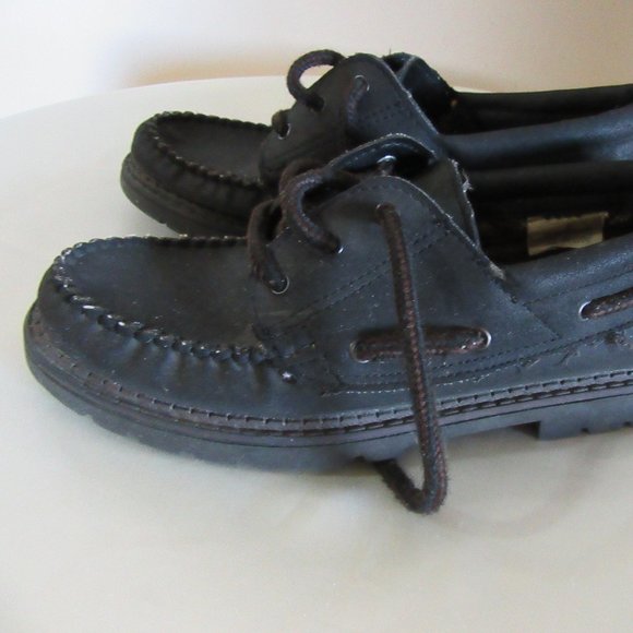 Boys lace up black shoes size 4 Vibrations - Picture 10 of 14